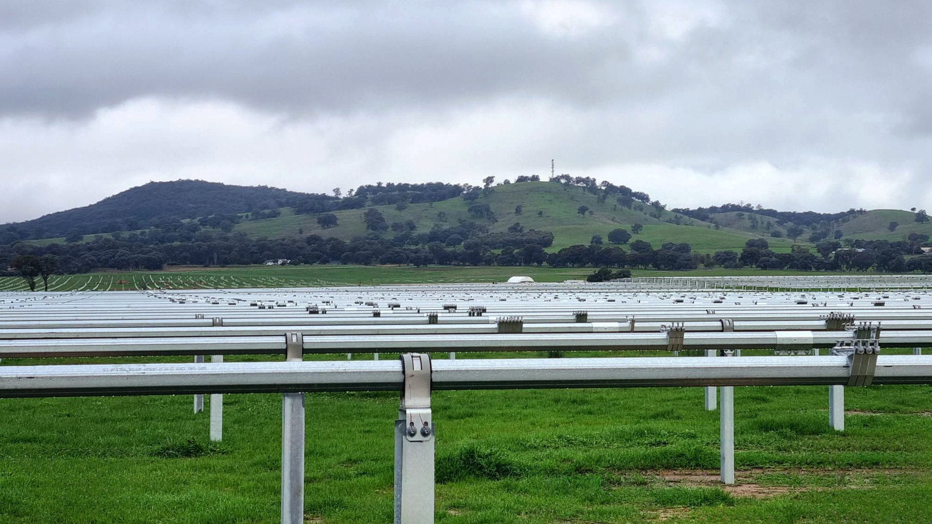 Array solar trackers installed in Australia