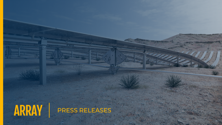 ARRAY Technologies Selected as the Tracker Supplier for Statkraft’s ...